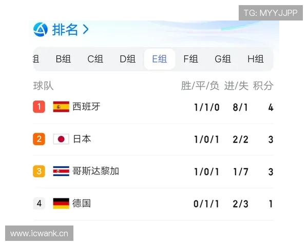 世界杯E组小组赛全部结束:四队最终成绩一览 世界杯E组小组赛全部结束:四队最终成绩一览